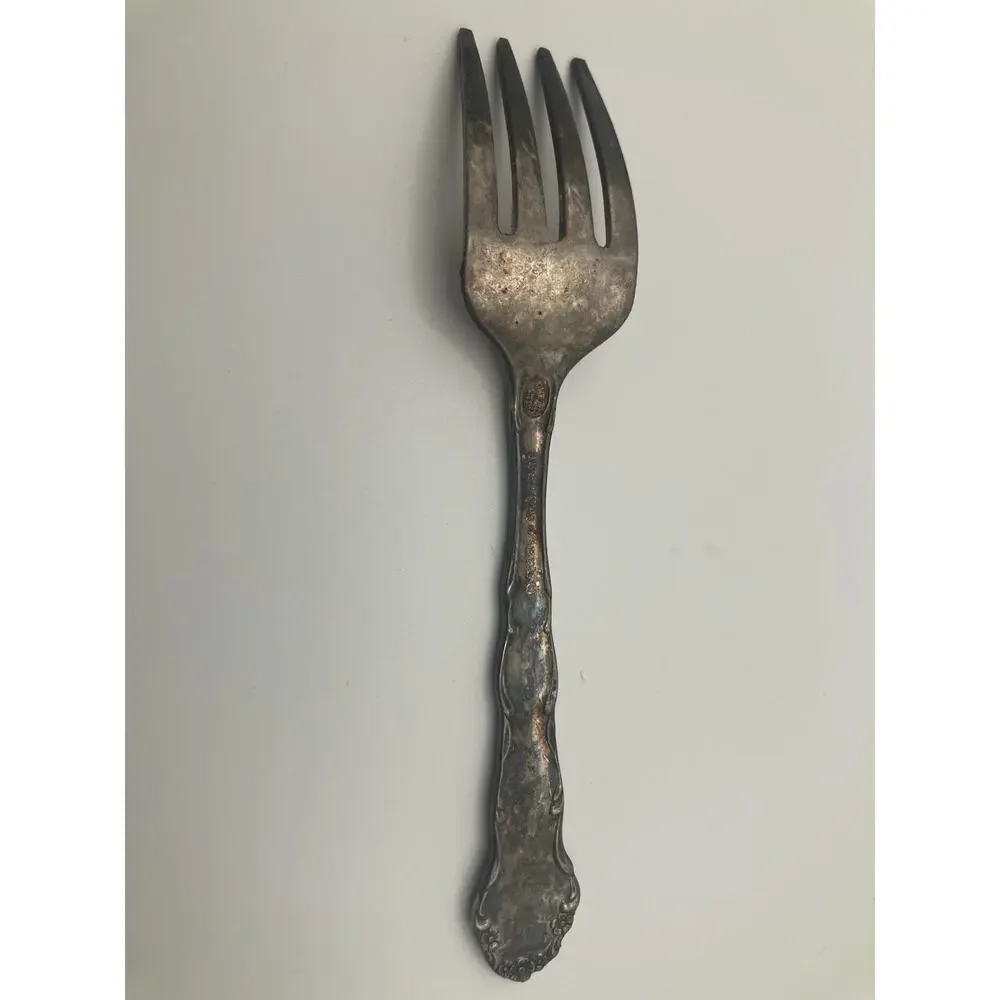 Holmes & Edwards Danish Princess 1938 Silverplate Pie Server Forks DEEPSILVER